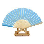 Chinese Folding Fan Retro Hand Fan Wedding Favors (White) N31