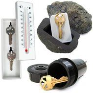 Stalwart 72-KEYSET-A Hide A Key Set with Rock, Thermometer &amp; Sprinkler by Stalwart