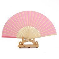 Chinese Folding Fan Retro Hand Fan Wedding Favors (White) N33