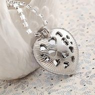 My Titanic Necklace, Heart of the Ocean Necklace from the Movie Titanic, Alloy Silver and Swarovski N4