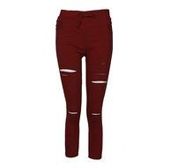 Pencil Pants,Morecome Women Skinny Ripped Pants High Waist Stretch Slim Pencil Trousers N2