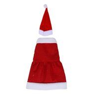 Red Wine Bottle Sets ,Morecome Christmas Old Lady Wine Bottle Sets,Christmas Hat And Clothes