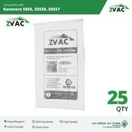 15 Microlined Kenmore Canister Allergen Cloth Vacuum Bag Designed to Fits Kenmore Canister Type C, 5055, 50558... N6