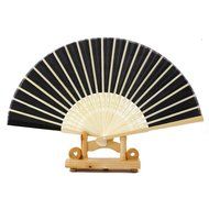 Chinese Folding Fan Retro Hand Fan Wedding Favors (White) N36