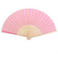 Chinese Folding Fan Retro Hand Fan Wedding Favors (White) N37