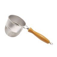 Stainless Tea Strainer w/Wooden Handle Made In Japan