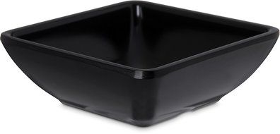 Carlisle 086003 Melamine Single Square Ramekin, 2-oz. Capacity, 2-3/4 x 2-3/4 x 1&quot;, Black (Case of 48) N2