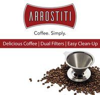 Stainless Steel Coffee Filter - Paperless &amp; Reusable for the Best Pour Over Coffee N2