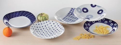 Saikai Pottery aimarumon Pasta &amp; Curry plate set 5plates from Japan 13306