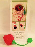 Strawberry Silicon Tea Infuser