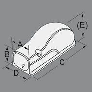 DuctlessAire 4&quot; wall cover / line set cover N2