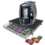 Top Home Solutions Coffee Machine Stand &amp; Capsule Pod Holder Storage Drawer For Nespresso &amp; Dolce Gusto Capsules
