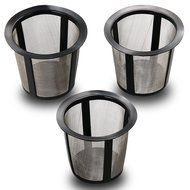 Xcellent Global Reusable Coffee Filter Set for Keurig, My K-cup style, Filter Housing + 3 extra filters, Fits...