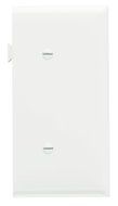 Legrand-Pass &amp; Seymour PJSE14W Sectional Thermoplastic Wall Plate Junior Jumbo Blank End Section, White by Legrand-Pass...