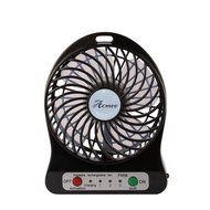 Acmee&reg; 4-inch Mini Hand Held Portable USB Fan Powered by Premium 2600mAh 18650 Lithium Rechargeable Battery, 4... N10