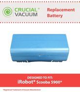 iRobot Scooba 5900 Replacement Battery, Voltage: 14.4V Capacity: 3500mAh, Designed &amp; Engineered by Crucial Vacuum
