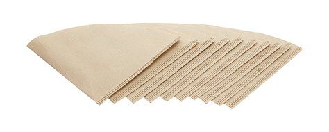 Harold Import Company HIC Pour-Over Disposable Coffee Filters Brews 2 to 6-Cups, Brown
