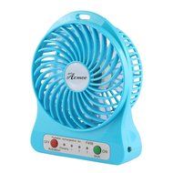 Acmee&reg; 4-inch Mini Hand Held Portable USB Fan Powered by Premium 2600mAh 18650 Lithium Rechargeable Battery, 4... N11