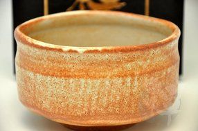 Japanese Mino yaki Matcha Bowl Green Tea 12.3 / 12.3 / 7.2cm (4.8 / 4.8 / 2.8inch)[7164]