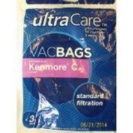 3 Kenmore C Ultra Care Canister Vacuum Bags 3pk