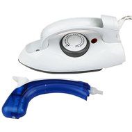 Steam Iron with 3 Gears Teflon Baseplate Handheld Flatiron ,Blue N5