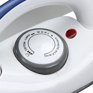 Steam Iron with 3 Gears Teflon Baseplate Handheld Flatiron ,Blue N6