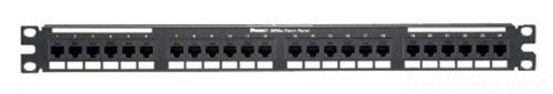 Panduit DP24688TGY Category-6 24-Port Flat Punchdown Patch Panel by Panduit