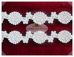 Handmade Silicone Fondant Mold/new lace mold 897-8786