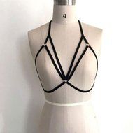 Underwear ，Beautyvan Comfortable Fashion Womens Elastic Bra Strappy Hollow Out Bra Bustier (L, Black) N3