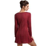 Mini Dress,Morecome Women Ladies Long Sleeve Slim Casual Knitted Sweater N4
