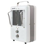 Qmark MMHD1502T Deluxe Portable Fan Forced Utility Heater - MMHD White Baked Enamel N6