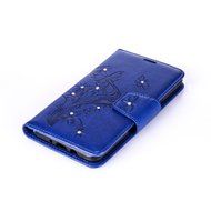 Galaxy J7 2016 Case,Galaxy J7 2016 Cover,ikasus Glitter Diamond Embossing Flowers Lily Butterfly PU Leather Flip... N18