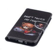 Galaxy J7 2016 Case,Galaxy J7 2016 Cover,ikasus Colorful Painted PU Leather Flip Wallet Pouch Stand Credit Card... N18