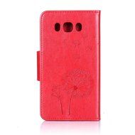 Galaxy J7 2016 Case,Galaxy J7 2016 Cover,ikasus Glitter Diamond Embossing Flowers Lily Butterfly PU Leather Flip... N19