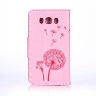 Galaxy J7 2016 Case,Galaxy J7 2016 Cover,ikasus Glitter Diamond Embossing Flowers Lily Butterfly PU Leather Flip... N22