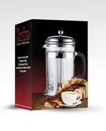 Gracelove French Press Coffee & Tea Maker Complete Bundle | 8-Cups, 34 Oz | Best Coffee Press Pot with Stainless...