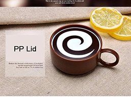 Rabbit malls,304 stainless steel office coffee cup, Inox Straight vacuum cup water bottle, 260ml portable thermos... N2