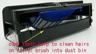 Metapo&reg; Comb teeth door for AeroVac and AeroVac Series 2 dust bin N2