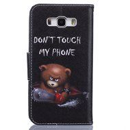 Galaxy J7 2016 Case,Galaxy J7 2016 Cover,ikasus Colorful Painted PU Leather Flip Wallet Pouch Stand Credit Card... N25