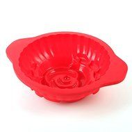 flower baking tools for cakes silicone mold lace mold chocolate bowl mold peony-shaped bowl silicone pudding soap...