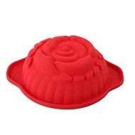 flower baking tools for cakes silicone mold lace mold chocolate bowl mold peony-shaped bowl silicone pudding soap... N2