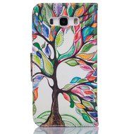 Galaxy J7 2016 Case,Galaxy J7 2016 Cover,ikasus Colorful Painted PU Leather Flip Wallet Pouch Stand Credit Card... N29