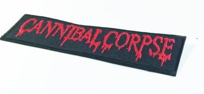 Cannibal Corpse Black Metal Logo Jacket T-shirt Patch Sew Iron on Embroiderd Applique Collection Cloth By Botan N2