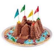 CostMad Silicone Castle Cake Shape Kids Baking Bakeware Bake Set Kitchen Cooking Reusable Tray Mould Muffins Cake...