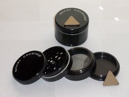 New SMART CRUSHER&reg; 4 Piece AEROSPACE 56MM MAGNETIC CNC ALUMINUM HERB POLLEN KITCHEN GRINDER + FREE POLLEN SCRAPPER