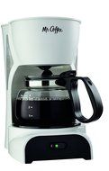 Mr. Coffee DR4MC 4-Cup Coffeemaker, White