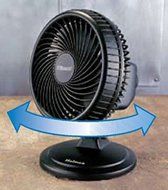 Holmes Lil&#039; Blizzard 8-Inch Oscillating Table Fan Holmes Two-Speed Oscillating Personal Table Fan, Plastic ,black... N2