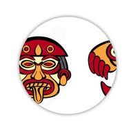 Generic Print Aztec 6 Original Coaster Mdf N2
