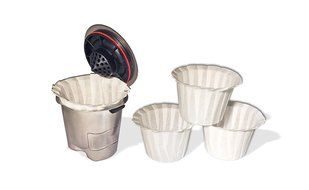 Ekobrew Universal Optional Paper Filters for Refillable K-cups for Keurig Brewers, 300 Count