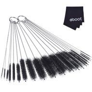 eBoot Nylon Tube Brush Set Pipe Cleaning Brushes (8.2 Inch, 20 Pieces) with Protective Cap